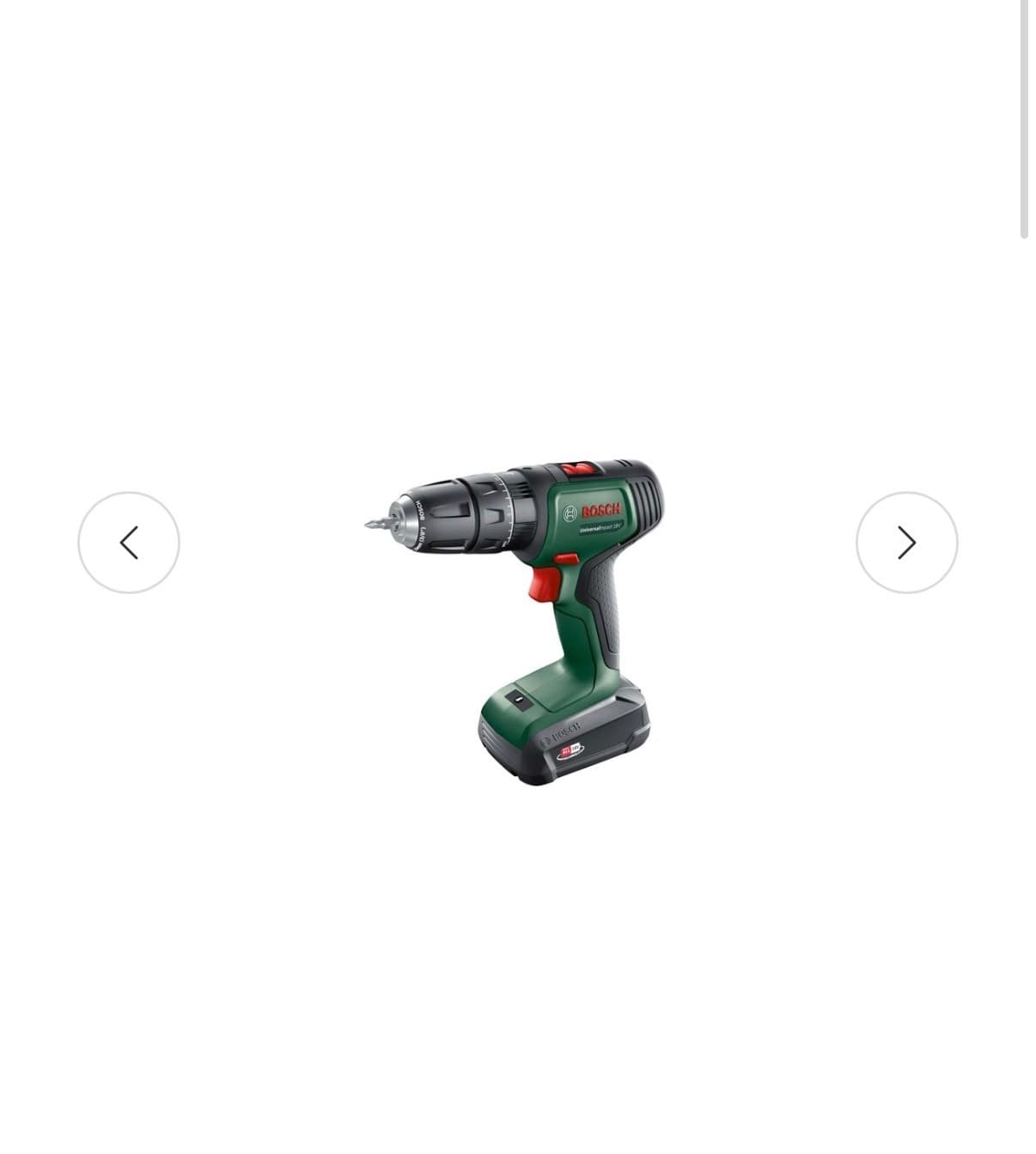 Bosch drill 18V